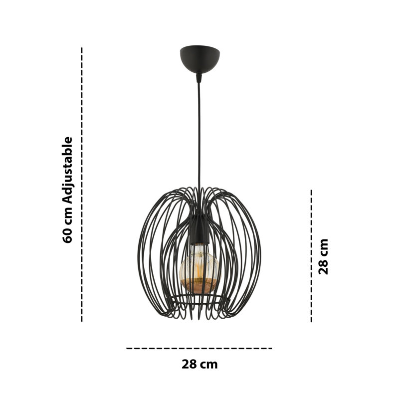 Chandelier, Black