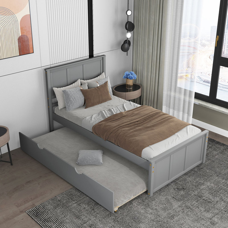 Dixfield Twin Platform Bed with Trundle