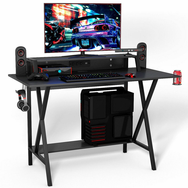 Monahans Metal Base Computer Desk