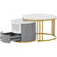 Aloisius Frame Coffee Table with Storage-727496701