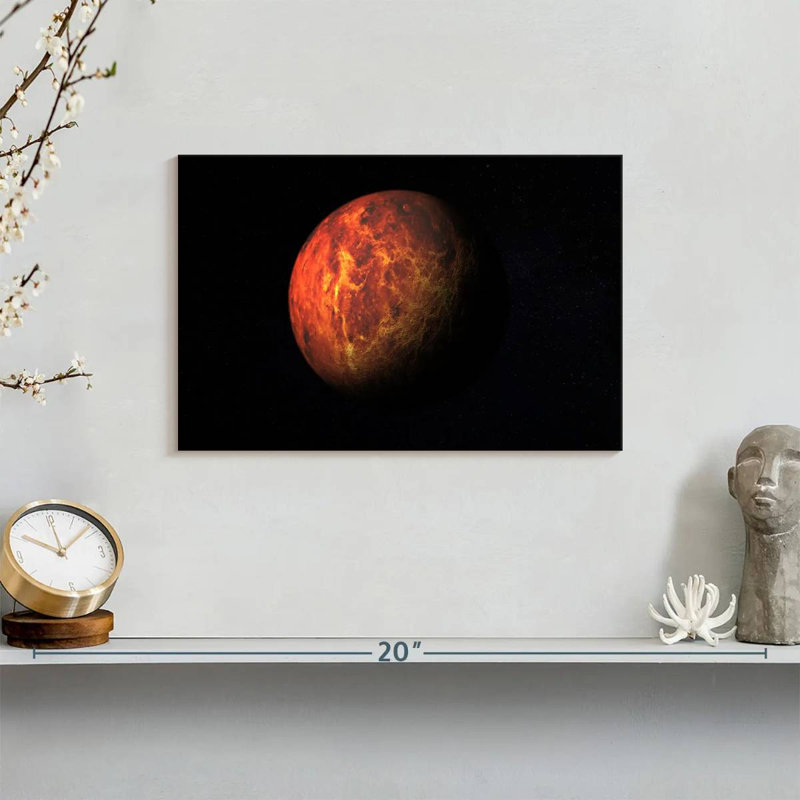 Oberle Planet Mars, 8" H x 12" W