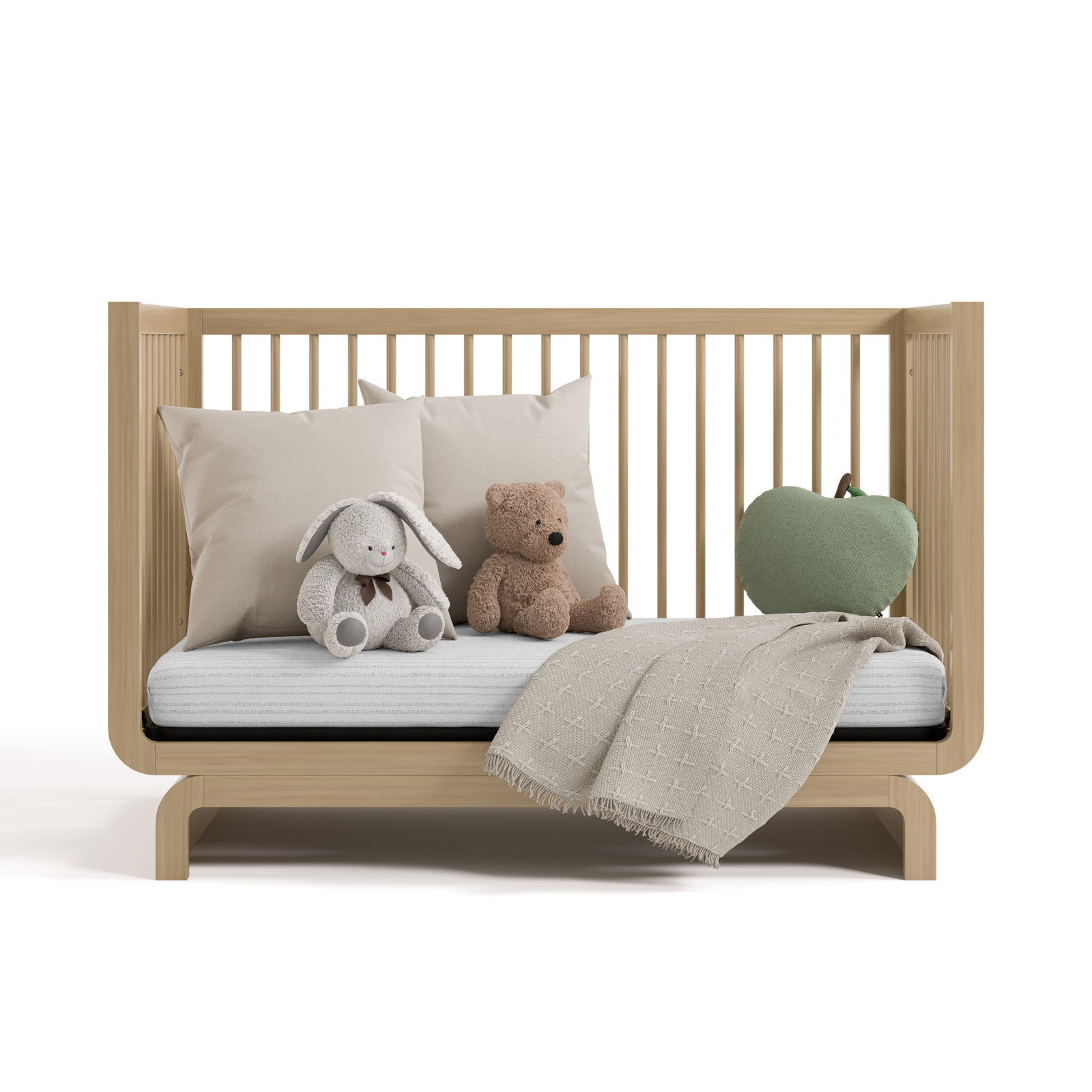Santorini 2-Piece Nursery Furniture Set, Brown