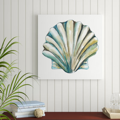 «Aquarelle Shells VI», peinture sur toile