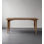French modern-style rectangular solid wood dining table