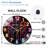 Futuristic Stylish Fitness Clock Decor Art - 12'' Modern Glass Wall Clock