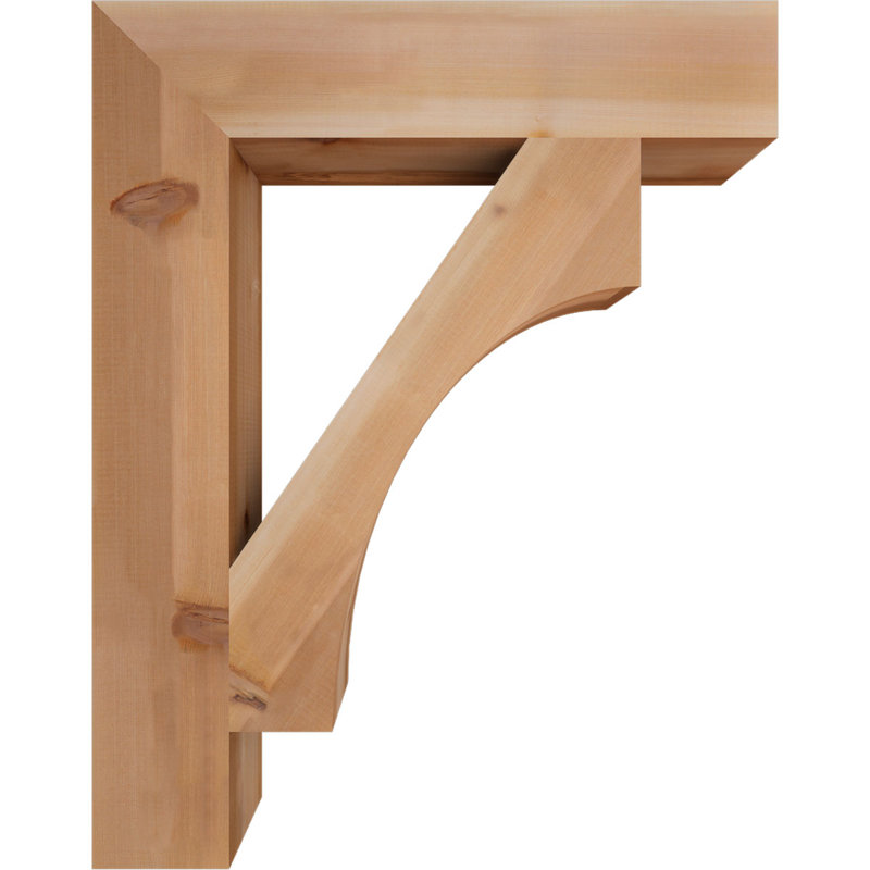 Support Westlake Block, Cèdre rouge de l'Ouest (lisse), H 38 po x l 5,5 po x P 30 po