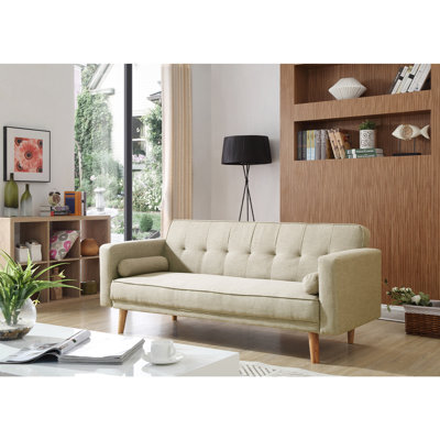  186*86*79*cm, Sitting and sleeping linen sofa bed