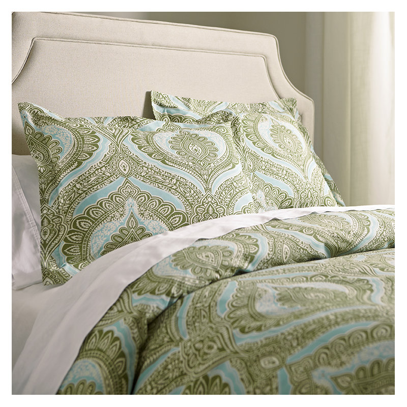 Ensemble de housse de couette réversible , Housse de couette double / grand + 2 taies décora