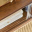 Range-chaussures autoportant en rotin