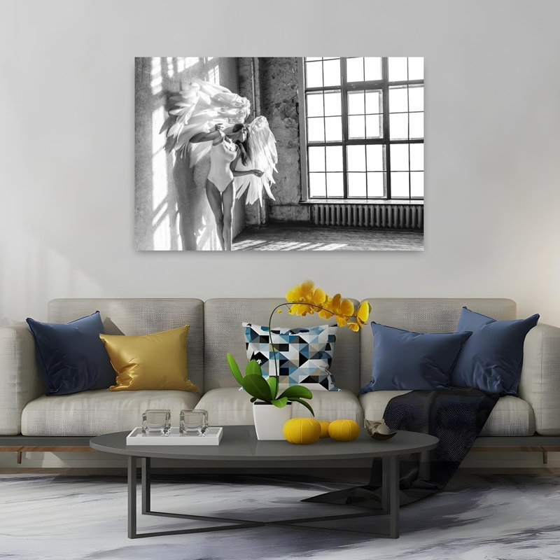 Art contemporain Portrait contemporain, H 40 po x l 60 po