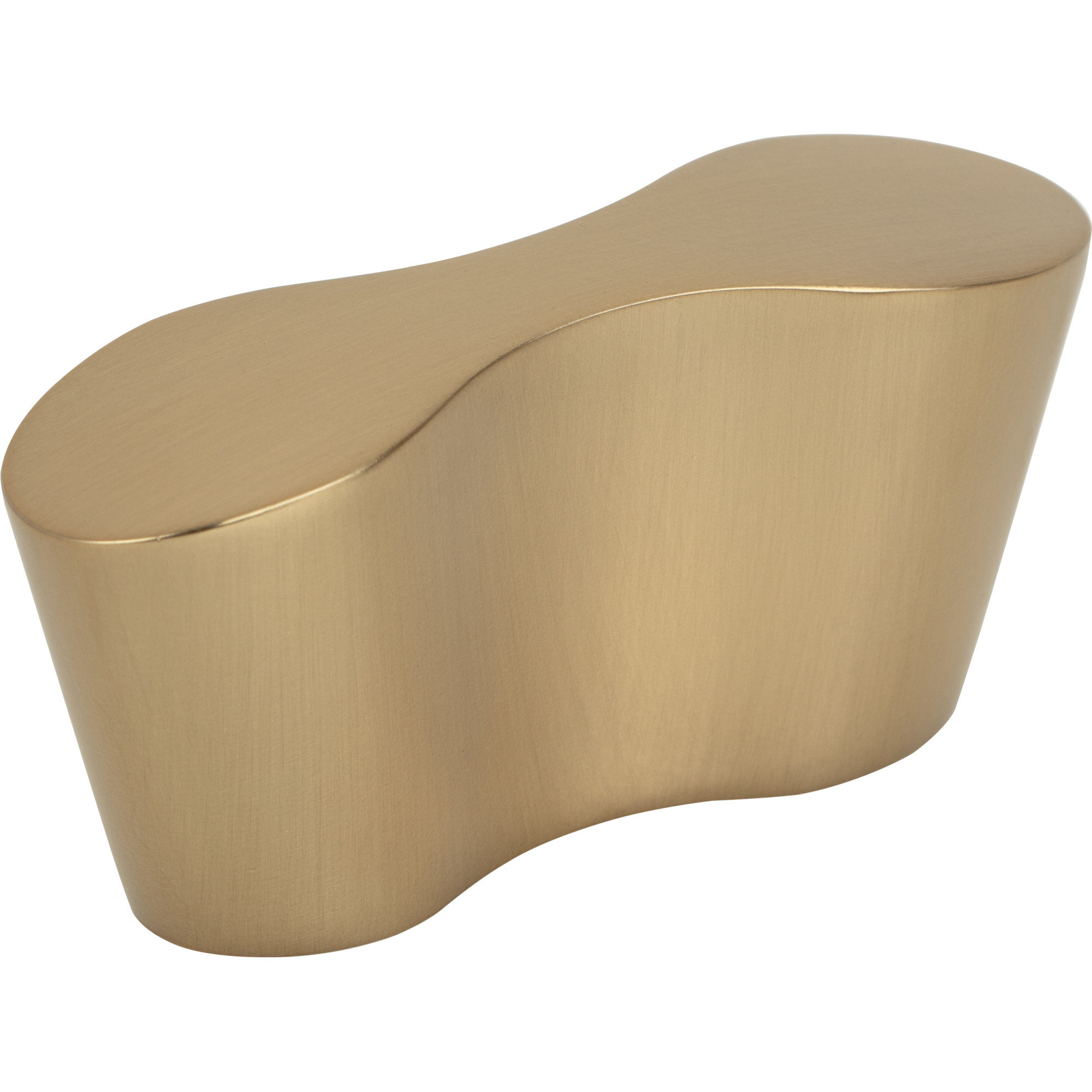 Infinity 1 1/4" Length Oval Knob, Honey Bronze