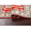 Tapis oriental géométrique Kazak noué à la main 3 x 4