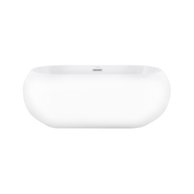 Plaisir® 63\" x 32\" Freestanding Soaking Fibreglass Bathtub
