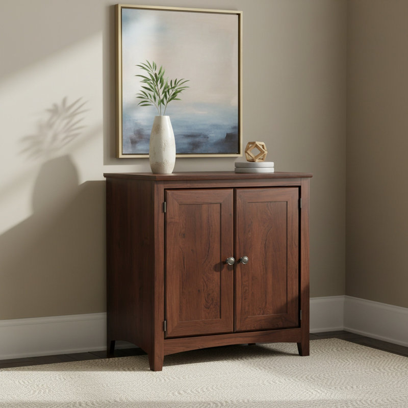 Armoire de rangement Malani, Brown Mahogany