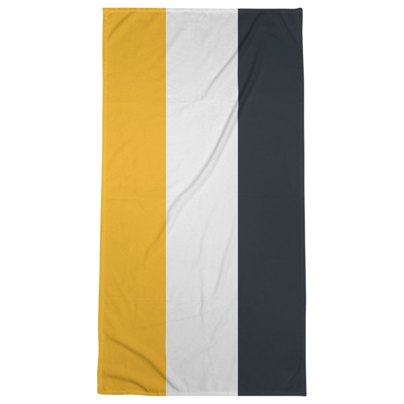 Cotton Blend Beach Towel, Off White