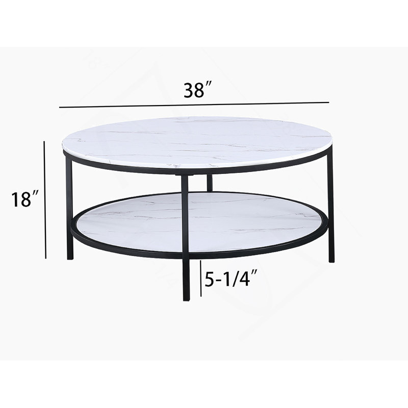 Table basse circulaire
