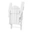 Chaise Adirondack d'extérieur réglable et pliante avec repose-pieds dissimulé et table d'appoint ronde-1283434926