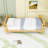 Wood Platform Bed with Safety Rails-385625188-385625189