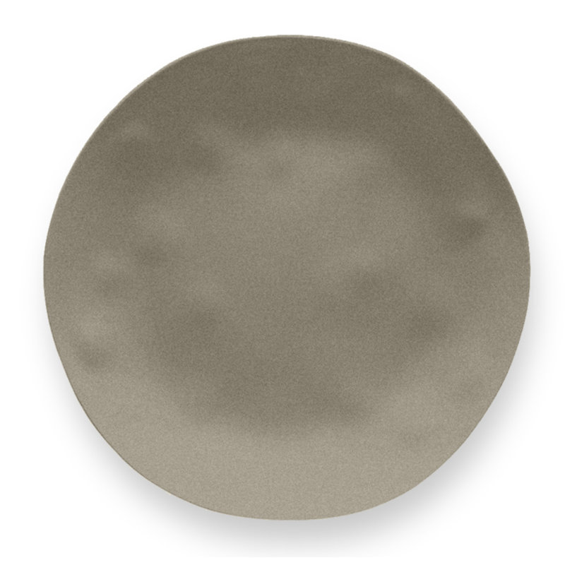 Assiette à salade en mélamine Laya, gris