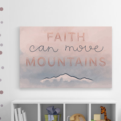 «Faith Can Move Mountains II», reproduction sur toile tendue
