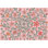 Papier peint floral rose, branches botaniques, décoration murale moderne amovible