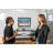  40 in. Beige Height Adjustable Standing Desk Converter with Anti Fatigue Mat Computer Workstation Riser Keyboard Tray-772408813