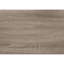 Table d'appoint taupe pour chambre à coucher, avec 6 étagères et un design contemporain chaleureux, étagères latérales, décoration de salon