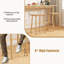 Ensemble de 2 tabourets de bar 25,5 pouces avec repose-pieds