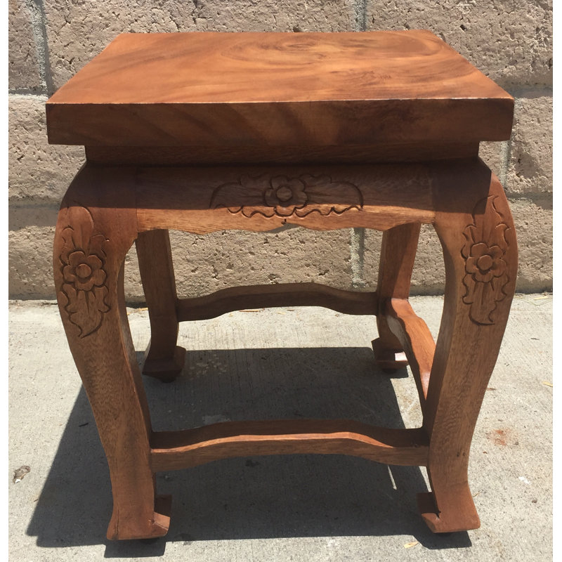 Grande table de bout en bois massif 16 po Turek
