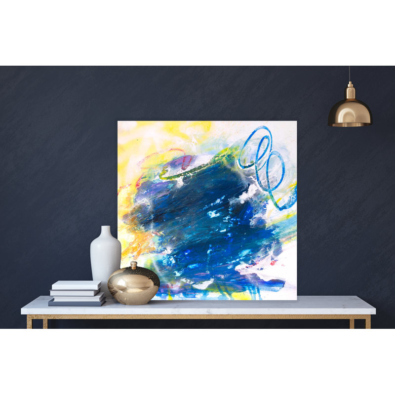 Sapphire - Artist Enhanced Canvas Print, Wrapped Canvas, 36" H x 36" W x 1.5" D