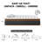 12In King  Mattress, Hybrid Mattress In A Box, Memory Foam And Individual Pocket Springs, Edge Support, Motion Isolation & Pressure Relief, Medium Firm, 365-Night Trial-1026060358-1021548787