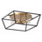 4-Light Bulbs Modern Metal Dimmable UL Listed Flush Mount Light