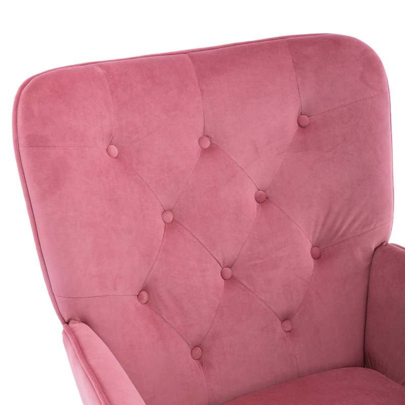 Chaise berçante McRae-Helena, Rose