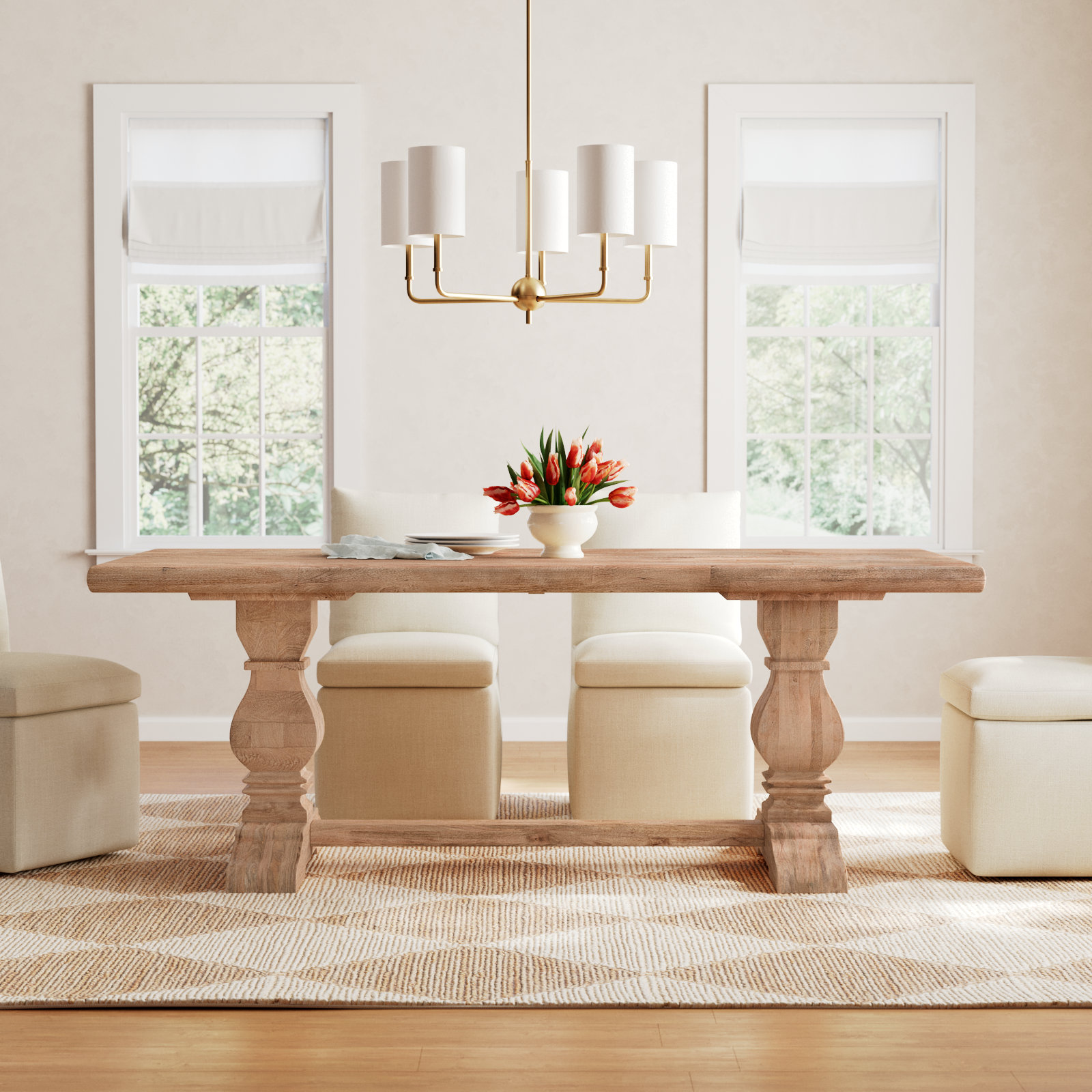 Lyons Dining Table, 36" W x 72" L