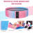 Durable & Comfortable Fabric Resistance Bands – 6-Pack Exercise Loops for Home Gym, Yoga, Pilates – Heavy/Medium/Light Strength Levels – For Women & Men – Ideal for Glutes, Legs, Full Body