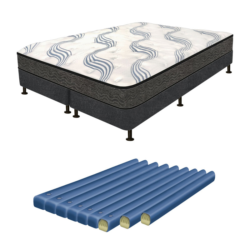 Matelas de lit d'eau moelleux à surface souple 25 po, Grand
