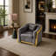 Canapé simple Chesterfield avec coussin