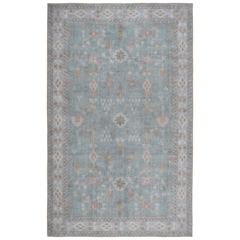 Phlox Easy Care Rug, Rectangle 5' x 8'