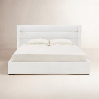 Doria Linen Upholstered Bed