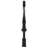 Kitchen Faucet In Matt Black - Modern Style, Stainless Steel 304 Construction, Ideal For Residential Kitchens 19" Single Handle 304, Contemporary Style Residences-328858088