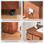 Armoire à bijoux en bois d'hévéa de style Mid-Century avec roulettes pour un usage domestique