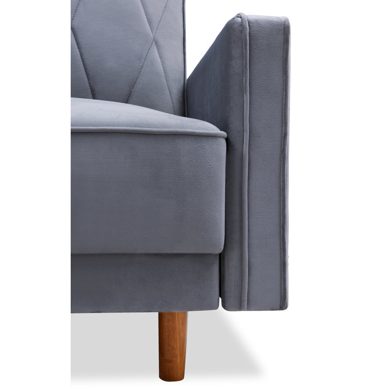 Bartsch Upholstered Sectional, Quartz Velvet