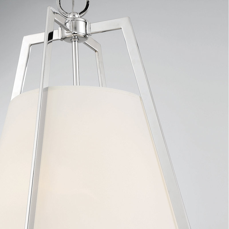 Luminaire suspendu 3 lumières à intensité variable Joy, Chrome
