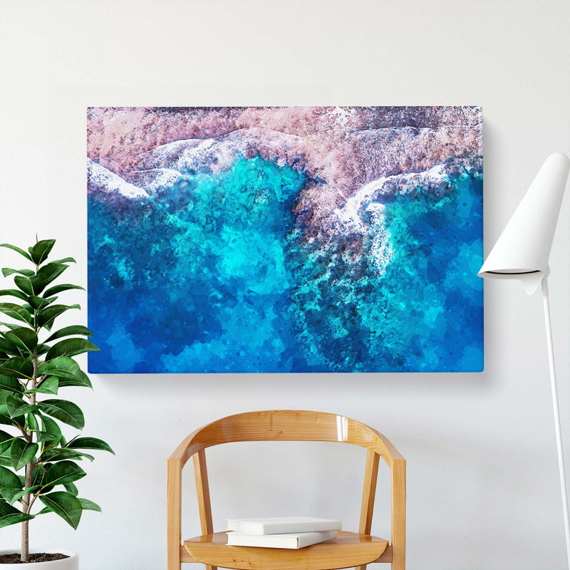 Shores In Lelepa Island In Vanuatu - Wrapped Canvas, 40cm H x 60cm W x 3cm D