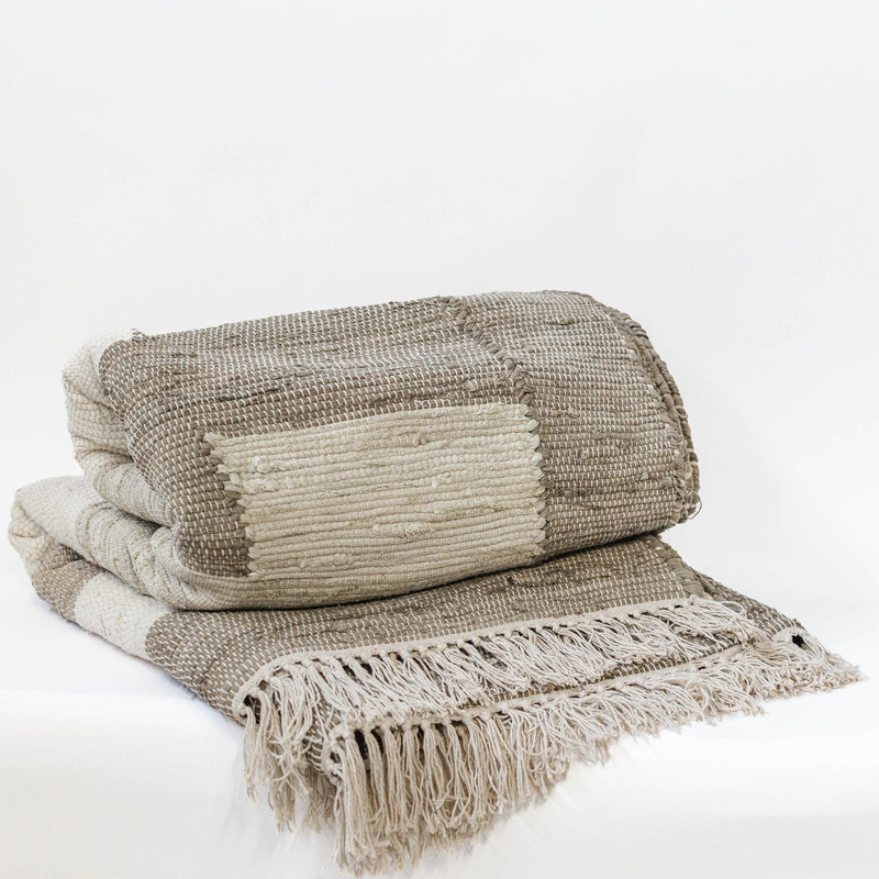 Textured Plank Pattern Area Rug