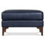 Repose-pieds rectangulaire en cuir véritable Essex-124827401