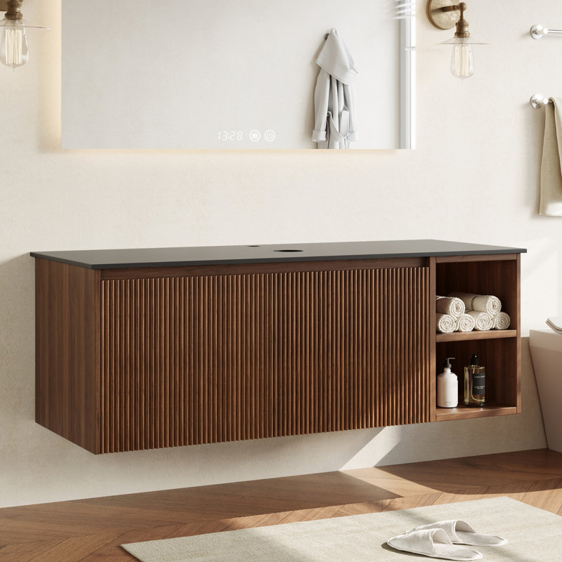 36' Single Bathroom Vanity Base Only, Top And Cabinet, No Ceramic Basin, 48''