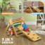AIYAPLAY Toddler Climbing Frame 3 in 1 with Ramp 18–48 Months Multicoloured