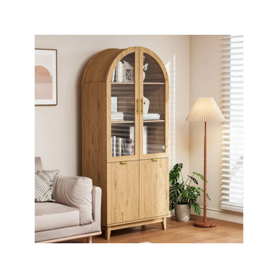 71''Tall Arched Arched Cabinet