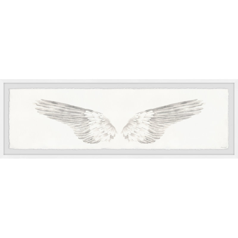 Spread Your Wings - Peinture panoramique encadrée, H 15 po x l 45 po x P 1,5 po